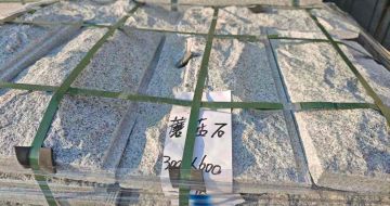 大连芝麻白蘑菇石，自然面