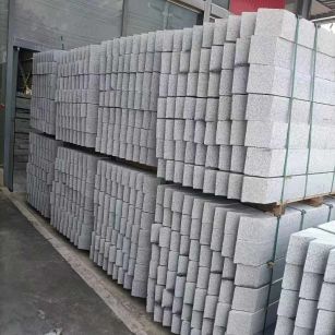 大连芝麻白树围石 树池