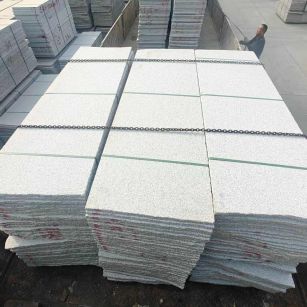 大连芝麻白毛板，石材毛板