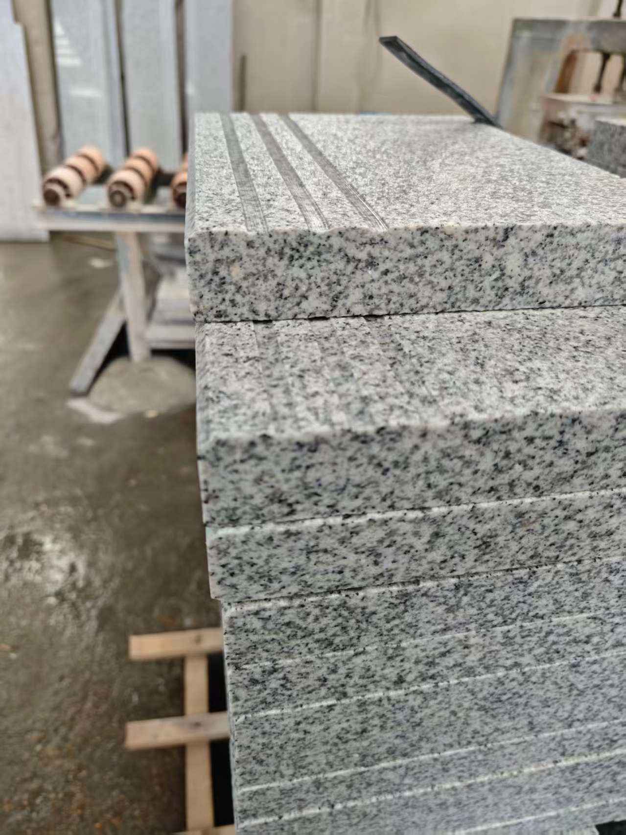 大连芝麻白楼梯踏步